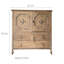 Armoire d'appoint en bois massif rétro