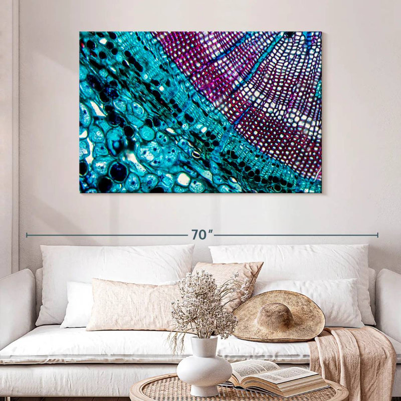 Keiri Pine Stem Under Microscope, 32" H x 48" W