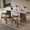 Modern simple style rectangular dining table sets