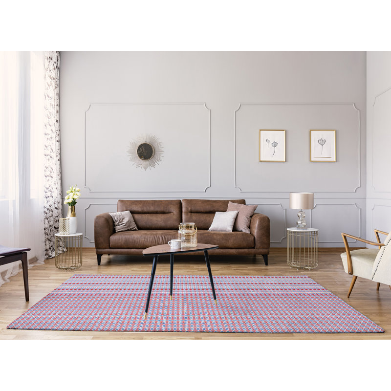 Chenille Geometric Indoor Rug, Rectangle 5' x 7'