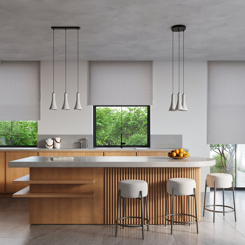 Boff 3 - Light Satin Black Pendant