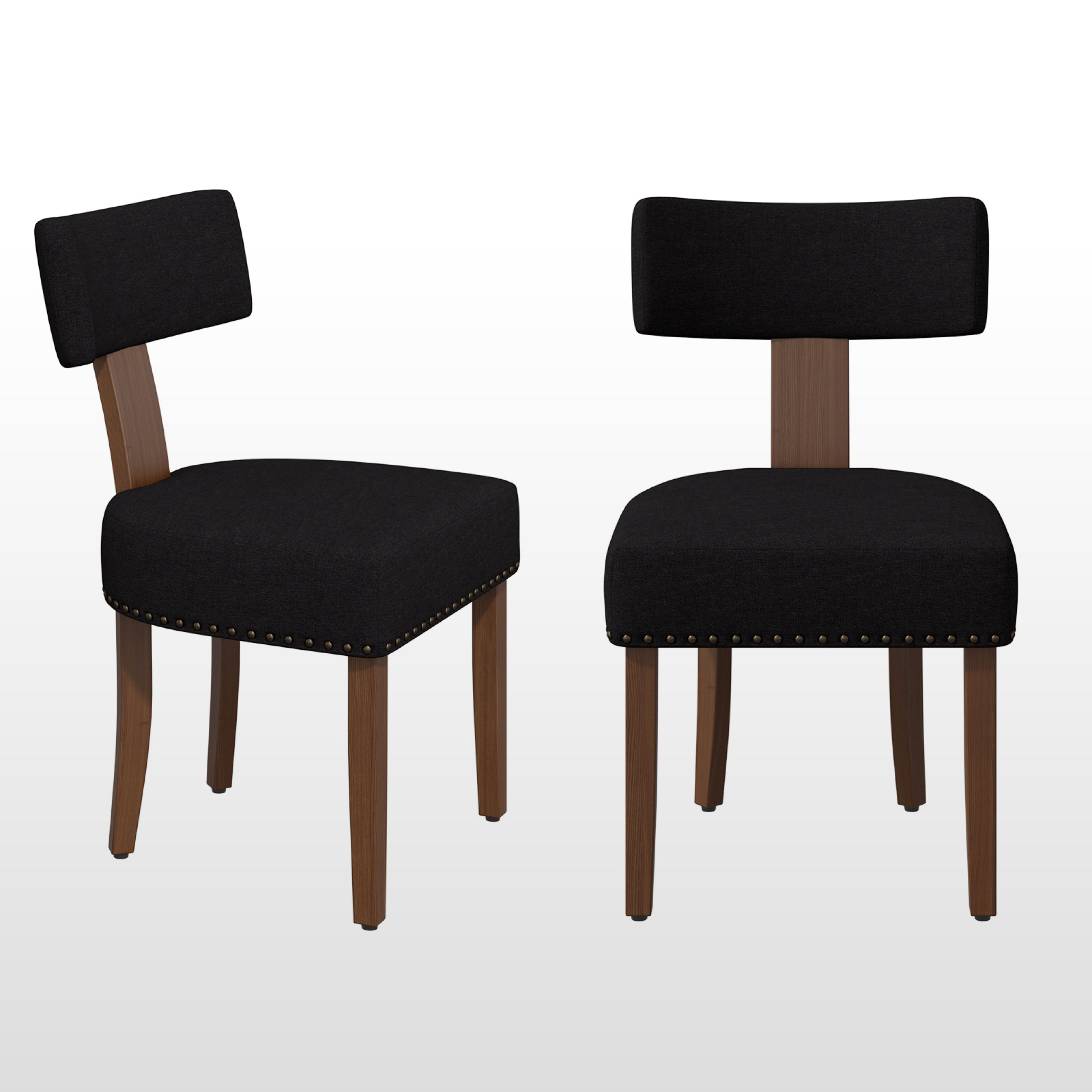 Latitude Run® Seraphina Upholstered Back Dining Chair (Set Of 2) Wayfair