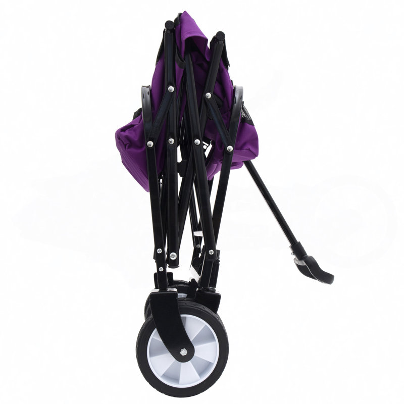 Chariot pliable avec chariot à sangles Minimeetall, Mauve
