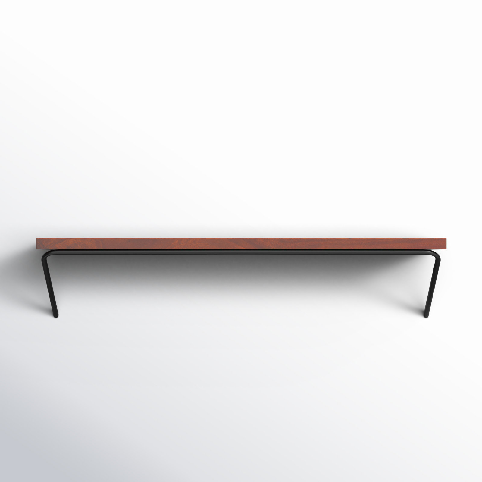 Dryden Wall Mounted Shelves, 7.5'' H X 24'' W X 8'' D, Walnut