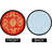Polyester Round 16 Piece Coaster Set