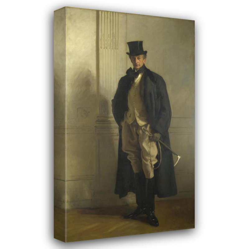 "Lord Ribblesdale" par John Singer Sargent - Art mural sur toile tendue avec châssis, H 48 po x l 33 po