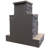 Rectangle Stone Propane Smokeless Outdoor Fireplace