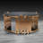 Fortney Glass Top Single Coffee Table-1705886506