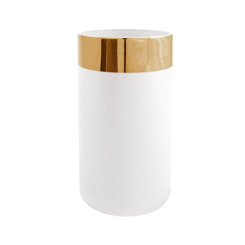 Vase d'Apollon, Large 11.8" H x 5.9" W x 5.9" D, Gold