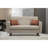 Elegant 2-Seat Sofa-Bed, Beige, 59.4 x 33.9 x 29.5 Inches | Sturdy Metal & Wooden Frame, Plush 26 DNS Sponge Seating, Comfortable 22 DNS Backrest | Perfect for Small Spaces, Versatile & Stylish Design