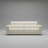 95" Genuine Leather Sofa With Solid Wood Frame, Modern Tufted Design, Spacious Seating