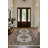 Madeline Collection Digital Print Cotton-Polyester Beige Gray Moroccan Rug-1719620932
