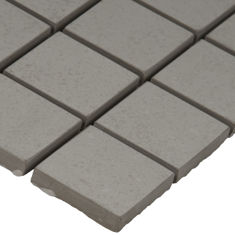 Betonica 12 in. x 12 in. Matte Porcelain Mosaic Floor and Wall Tile, Canvas