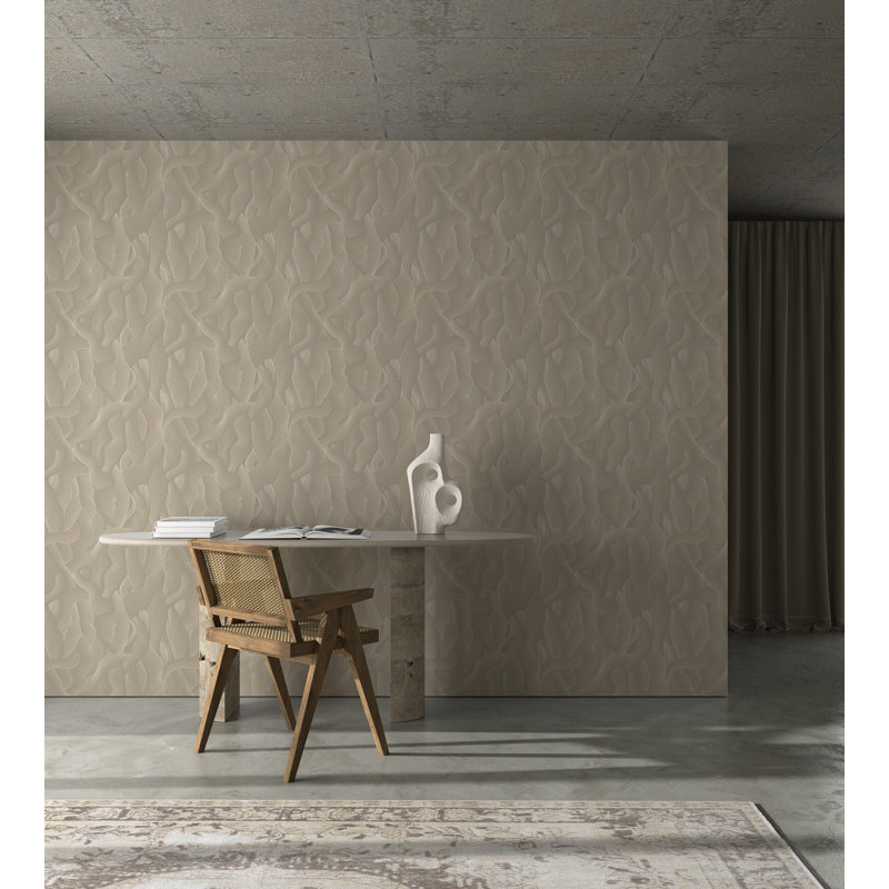 Meraki - Taupe Wallpaper by Sabrina Yvonne