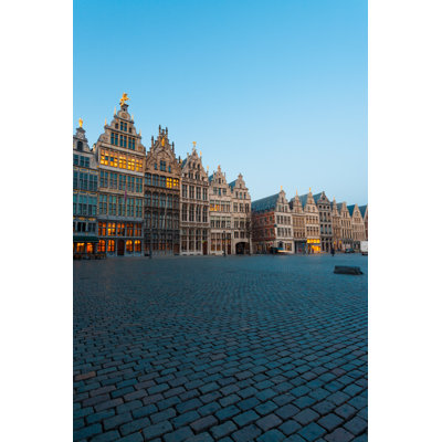 Guild Houses - Wrapped Canvas Print