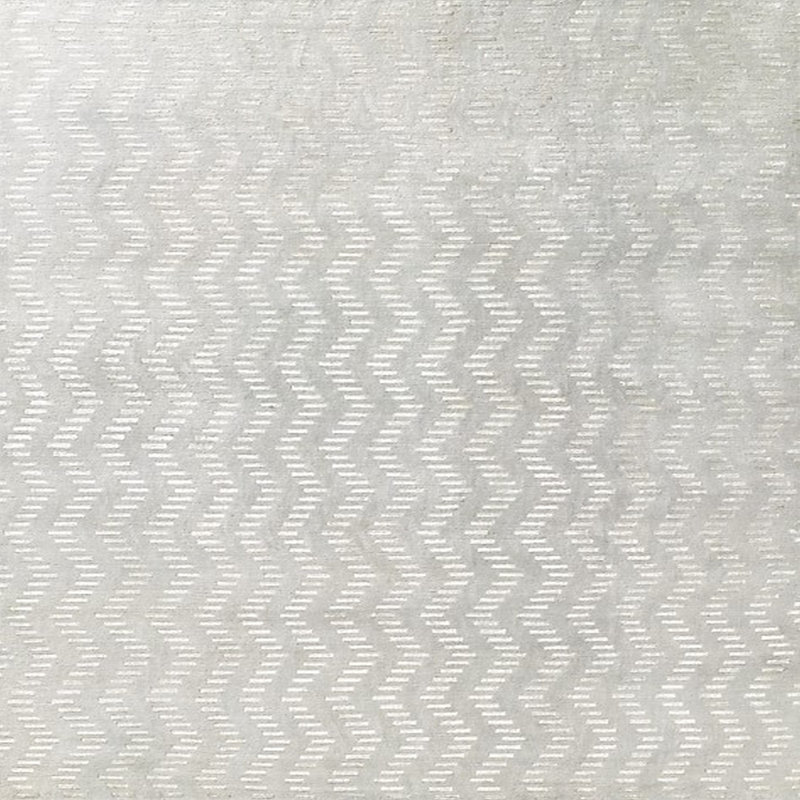 Tapis gris / blanc Alany, Carré 6 pi
