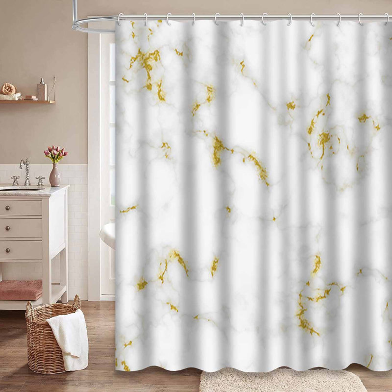 Rideau de douche Marble, L 72 po x l 78 po
