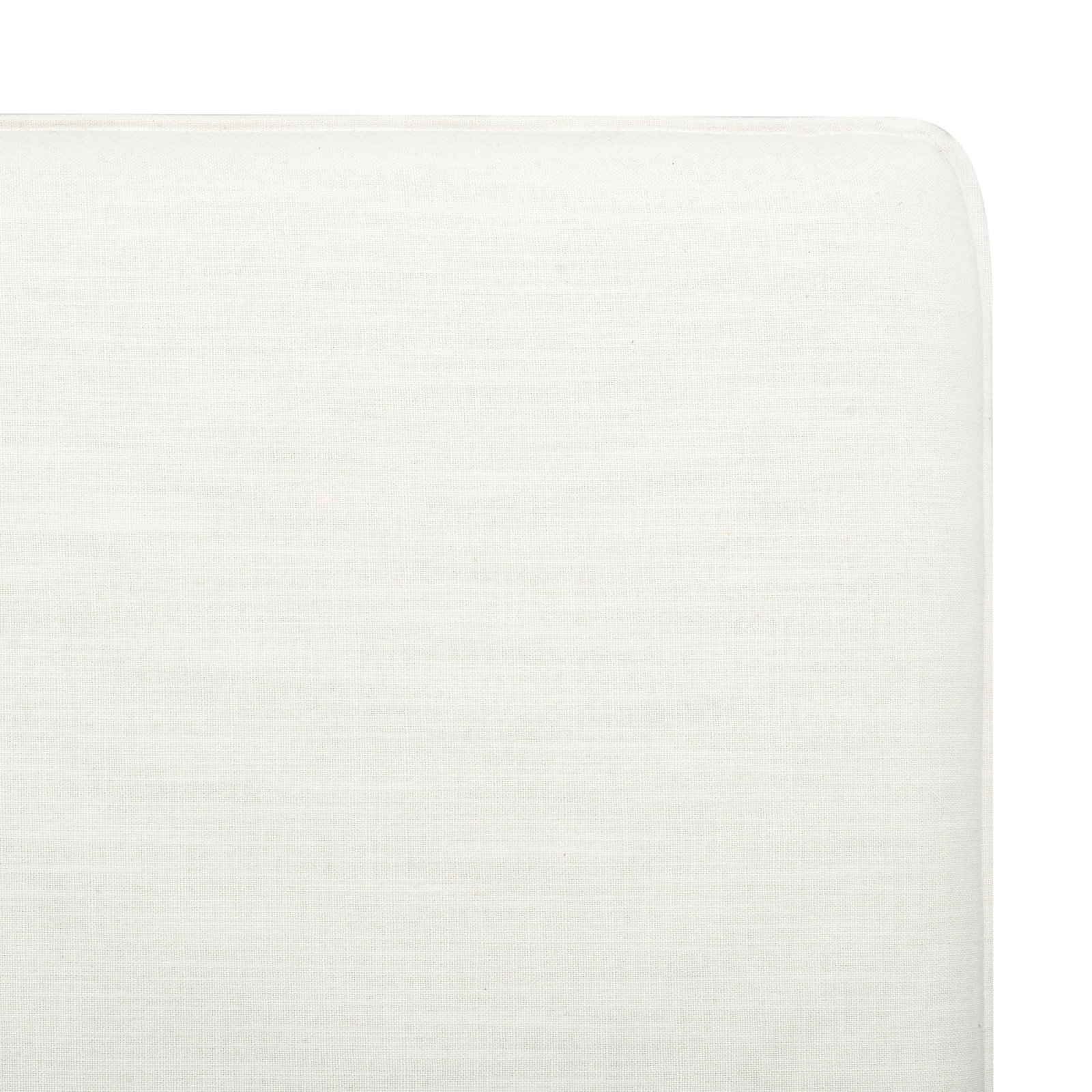 Callahan Upholstered Bed, Twin, White Linen