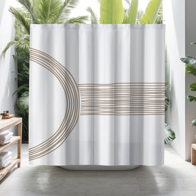 Rideau de douche Coco, Beige
