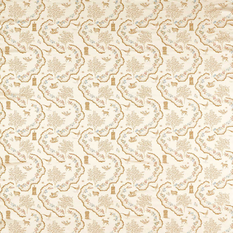 Highgrove Wildflower Meadow Brocade, Pearl