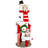 64.2'' H Christmas Multi-Level Cat Tree with Scratching Post and Toy Balls, Christmas Snowman Cat Condo