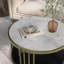 Table basse à tablettes ouvertes Mariah