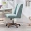 Chaise de bureau pivotante en chenille Mellins-2027826997