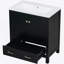Meuble-lavabo de 30 po avec lavabo simple et armoire encastrée Combo-1787345148