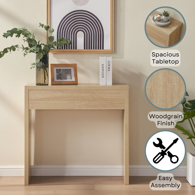 Gillings 31.5'' Console Table, Weathered White