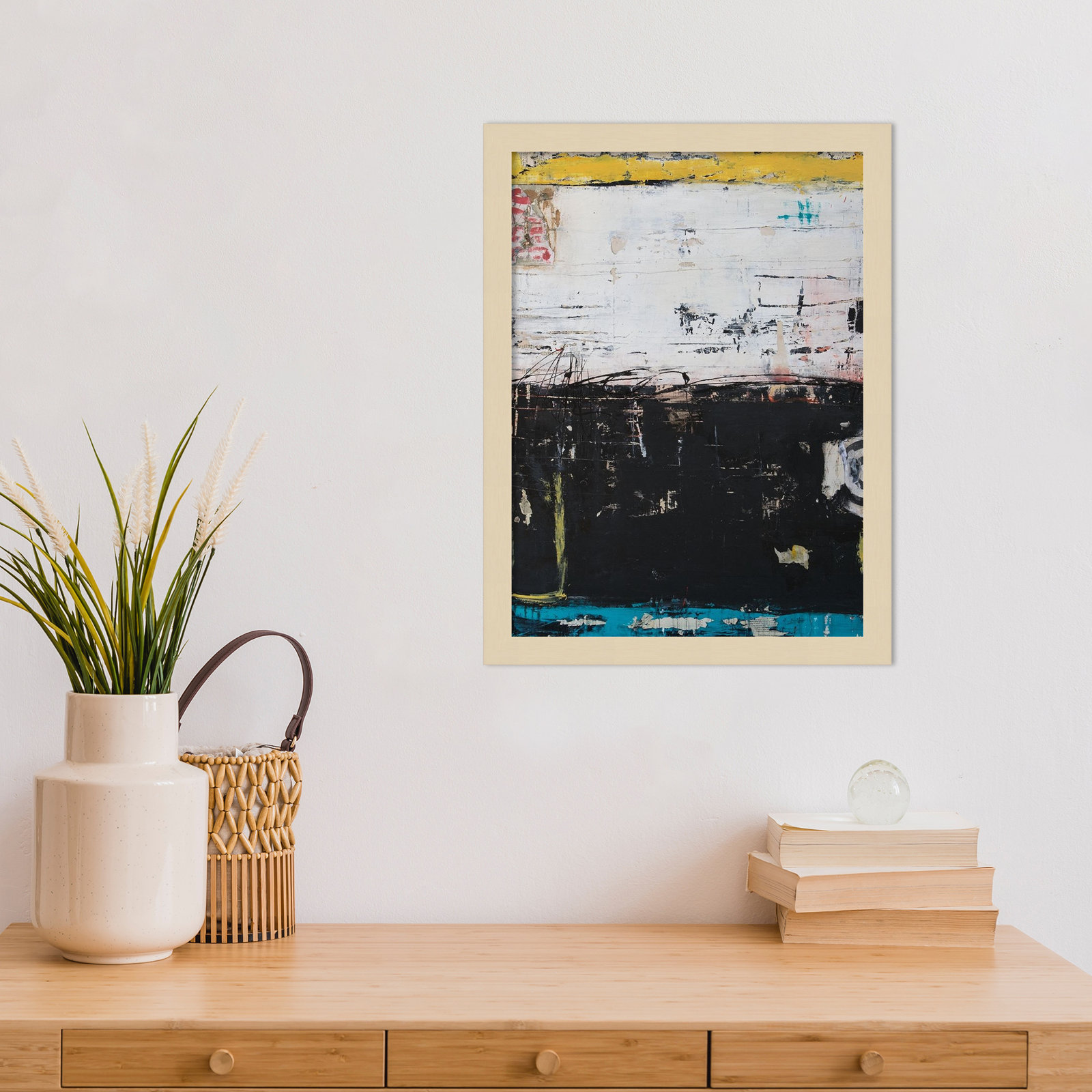 Down and Dirty Print by Erin Ashley, Brown, 17" H x 13" W