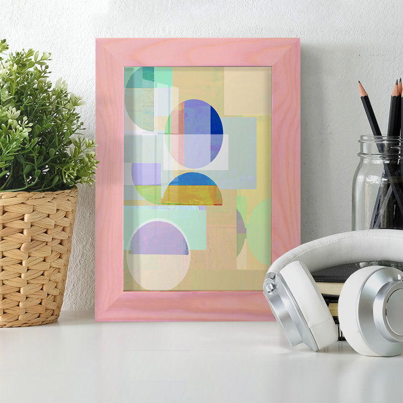 Frenk " Demi IV ", 9" H x 7" W x 1" D, Pink