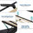Full Bed Frame with Lift Up Storage, Upholstered Velvet Bed with Storage Headboard, Metal Platform Bed, Hydraulic Support, No Box Spring Needed, Black-1193854066-1193854064