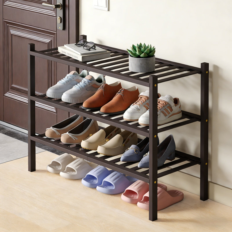 Range-chaussures en bambou