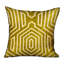 Coussin décoratif de luxe géométrique en velours Plutus céruléen-331268321-331268349-355093525