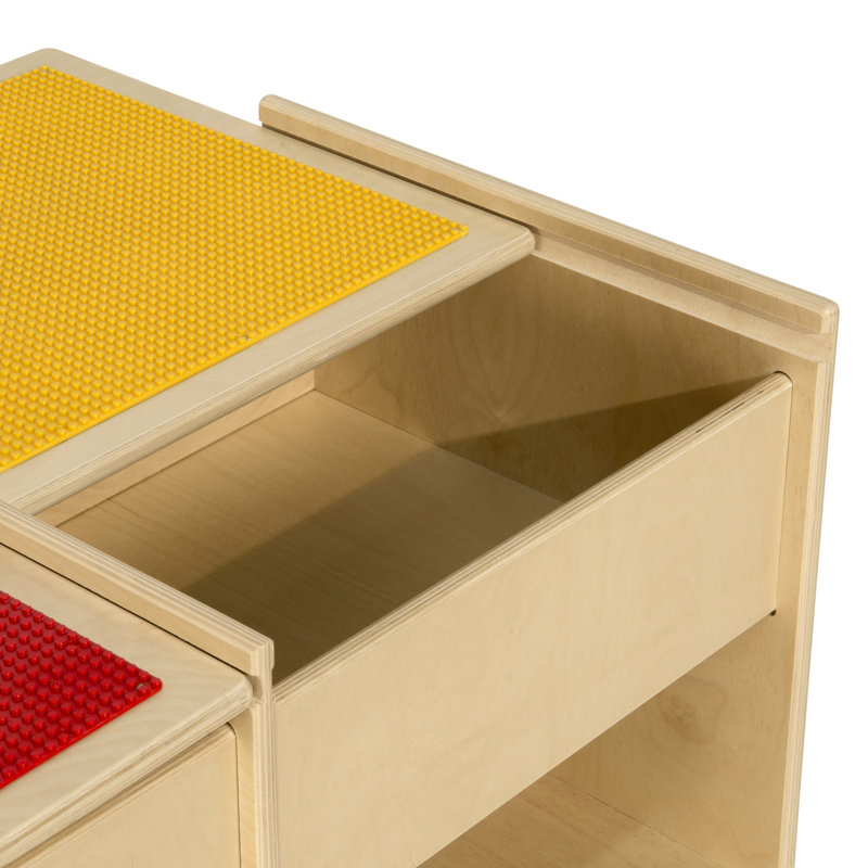 Build-N-Play Table with Checkerboard