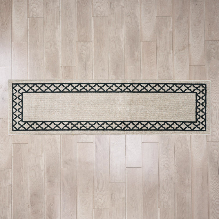 Nautica Collin Border Machine Washable All Loop Tufted Rugs 1-Piece