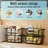 4 Pcs Stackable Wire Storage Baskets - Black Metal Organizers for Pantry/Countertop, Produce Potato Onion Fruit Vegetable Storage Bins