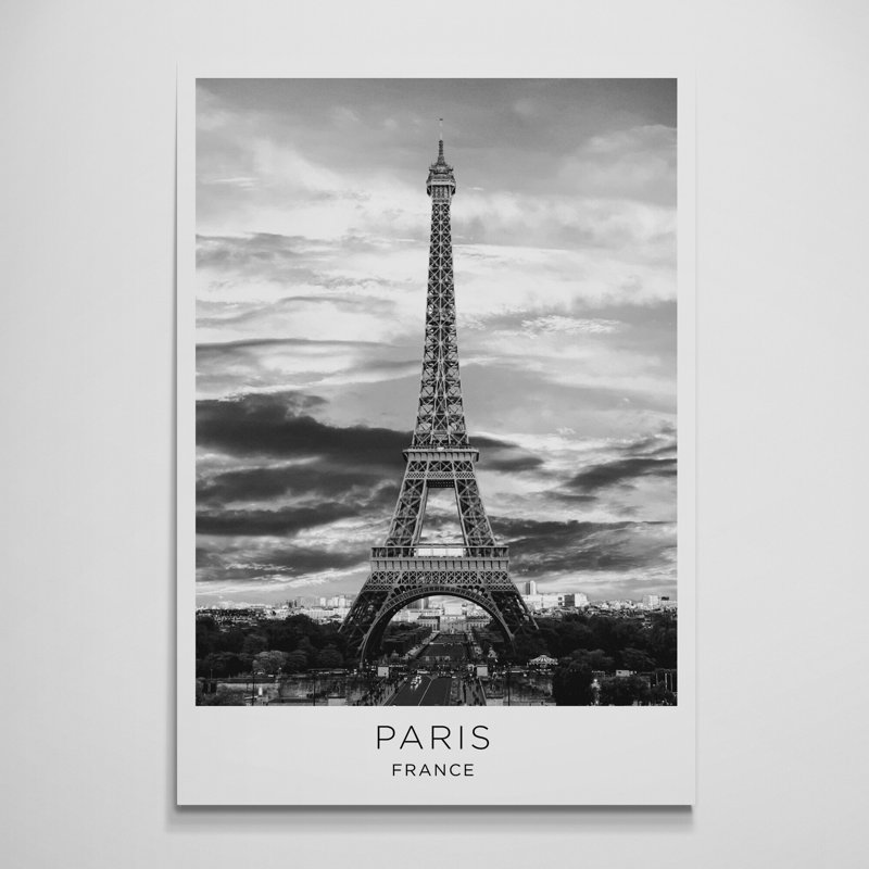 Paris City France - Wrapped Canvas Art Prints, 117cm H x 84cm W