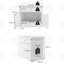 Mahan Wood Litter Box Enclosure
