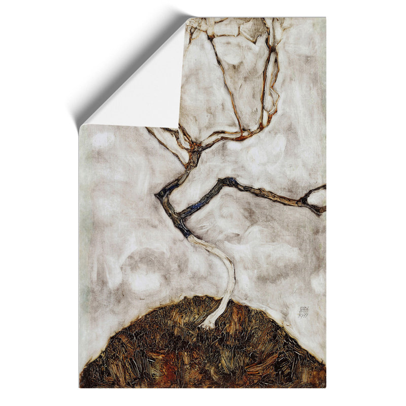 Small Tree in Late Autumn by Egon Schiele - Frameless Print, 59cm H x 42cm W x 0.1cm D