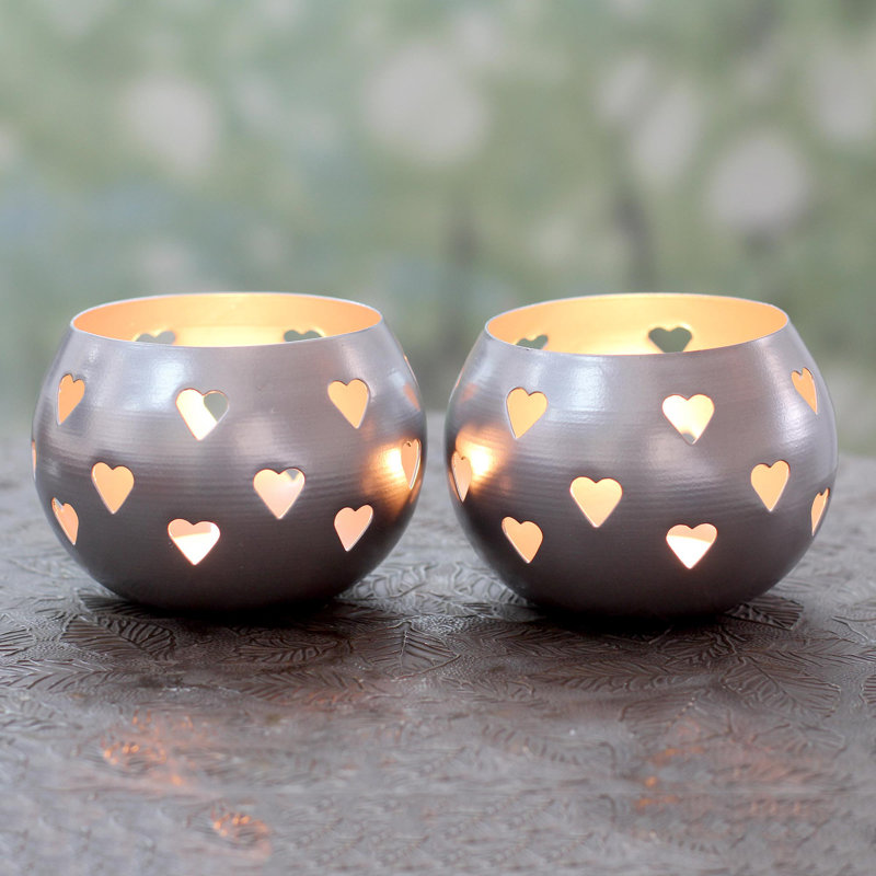 3'' H Metal Tabletop Tealight Holder