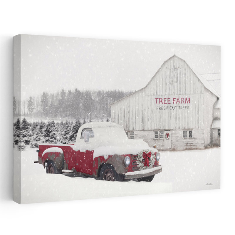 Arbre de Noël contemporain Studebaker at Tree Farm, H 32 po x l 48 po