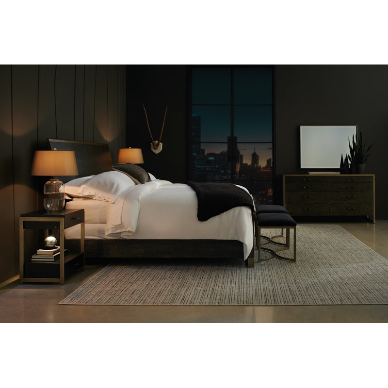 Modern Remix Sleigh Bed, King