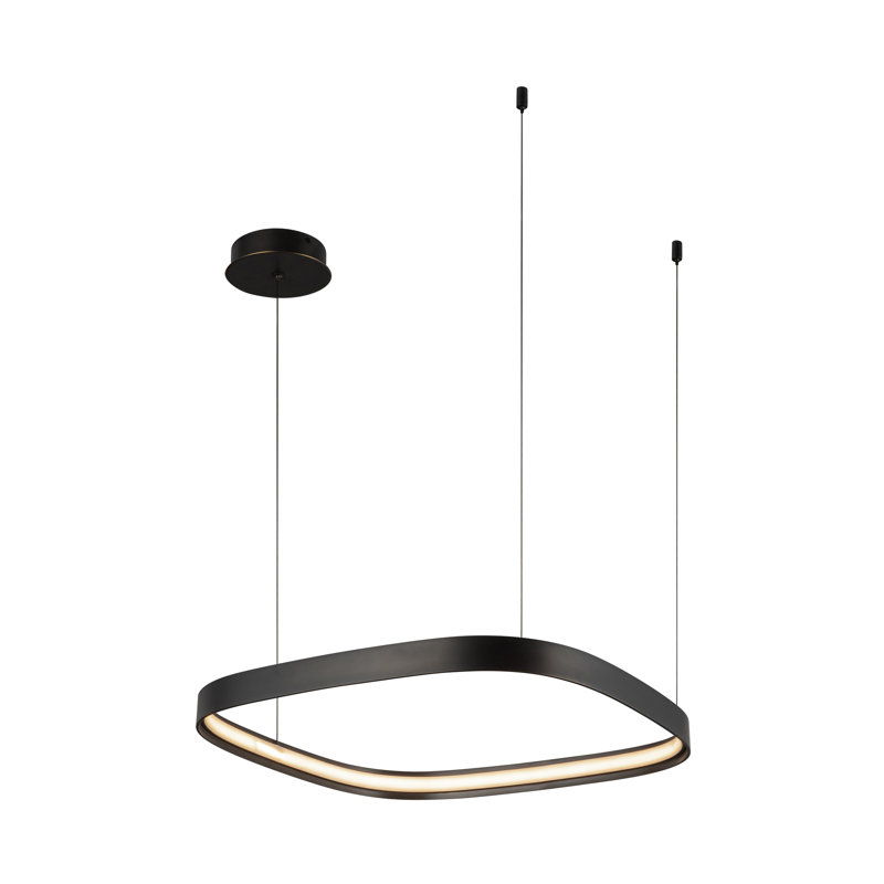 Yukon 1 - Light LED Pendant, 1.5" H x 19.75" W x 19.75" D, Urban Bronze