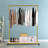 Zoba 47.2'' Rolling Industrial Pipe Clothing Rack