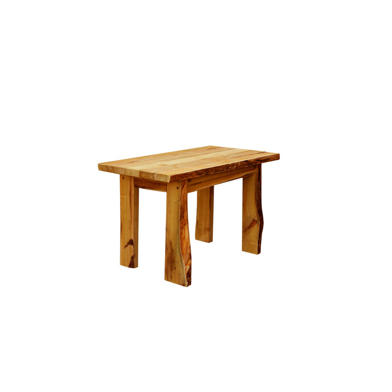 Table de salle à manger en bois Raphael, Teinture cèdre, H 30 po x L 44 po x l 28 po
