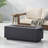 40" Outdoor 40,000 BTU Rectangular MgO Concrete Propane Fire Pit (Tank Cover not Included)