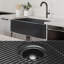 Luxury 33" L x 20" W Dual Mount Kitchen Sink with Basket Strainer-85885499