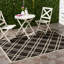 Kellogg Hooked Black/Beige Indoor/Outdoor Rug-15406092