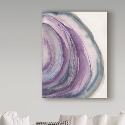 « aquarelle geode ii », reproduction de peinture à l’acrylique sur toile tendue